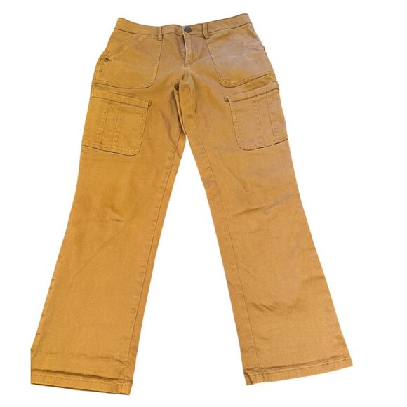 Democracy Ab Technology Khaki Cargo Pants Size 6 - Picture 1 of 10